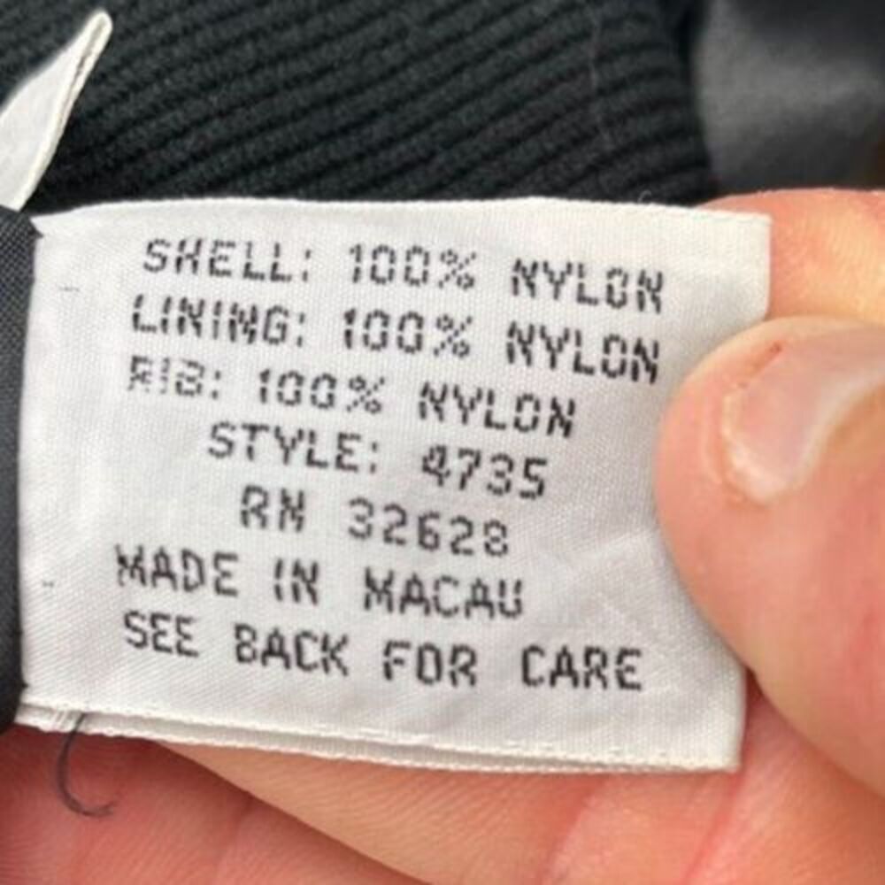 VTG Swingster Men's‎ TranSouth 500 Jacket Size M Black Built-in Hood Lined - Picture 6 of 11